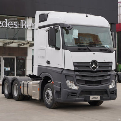 Harga yang bagus 530hp Mesin Diesel Kepala Traktor Traktor untuk Mercedes Benz Actros Dengan ABS Ya Euro 6 dan tenaga kuda tinggi on line