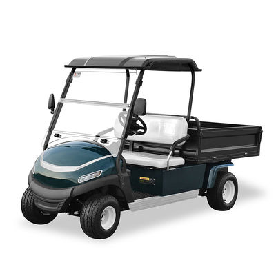 Harga yang bagus Mini 2 Seat dan Cargo Bucket 48v Electric Farm Utility Vehicle 5.44hp Kekuatan kuda 18.6mph Max. Kecepatan untuk Operasi Pertanian on line