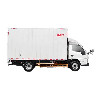 Harga yang bagus 2024 JMC Truk Kabin Isuzu Kargo Truk 10 Ton Pengiriman Makanan Dua roda Kereta listrik Kursi 5 Pintu 2 Kursi Truk on line