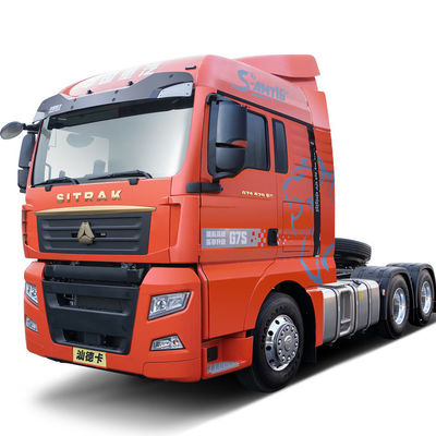 Harga yang bagus 41-50t Kapasitas beban 80km/h Max. Kecepatan Sitrak G7S Traktor untuk Kendaraan Teknik Mesin on line