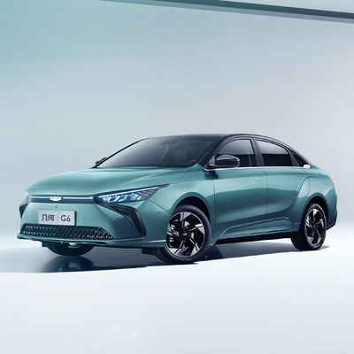 Harga yang bagus 480km Range 2023 EV Mobil Listrik Geometri G6 Desain Baterai Energi Otomatis 4 pintu 5 kursi Struktur bodi on line