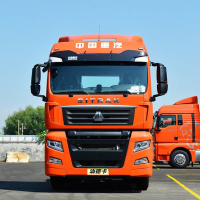 Harga yang bagus Sinotruk SITRAK CNG C7H bekas Traktor Trailer Head Truck 6x4 380hp 120 M 3 Curtain Truck Truk berat tanpa layar sentuh on line