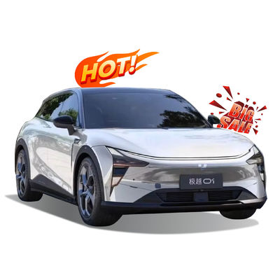 Harga yang bagus Mobil listrik murni Geely 200kw 272Ps Masa Depan Mengemudi Tingkat Medium-Large Size SUV Struktur tubuh 5 pintu 5 kursi on line