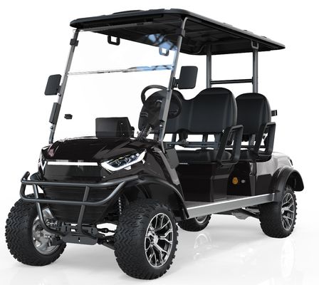 Harga yang bagus 205/50-10 Ban Ukuran 4 Kursi Mobil Golf Listrik Terangkat untuk Lapangan Golf dan Lapangan on line