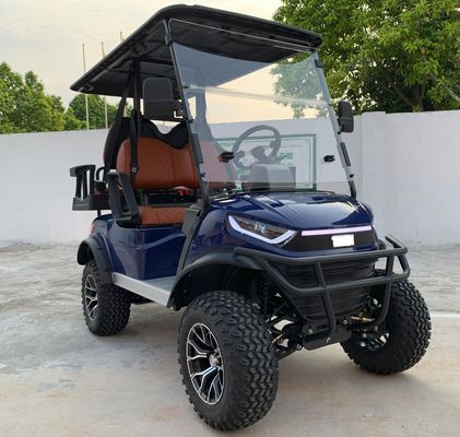 Harga yang bagus Dilengkapi dengan Sistem Parkir Elektromagnetik Mold Pribadi Kereta Golf Lifted Listrik 4 Penumpang Kereta Golf Perburuan Cina on line