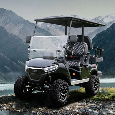 Harga yang bagus 48V5KW AC Motor Off-road 4 6 Seater Electric Golf Carts Berbagai warna Sightseeing Bus untuk UTV Club Driving Mileage 70-90km on line