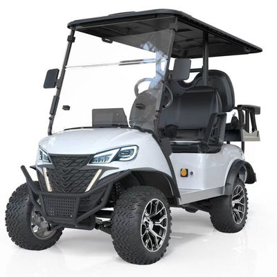 Harga yang bagus Kursi 1-2 Kereta Golf Listrik Berburu 4 Penumpang dengan Motor AC 5kw dan Berat Curb 400-500kg on line