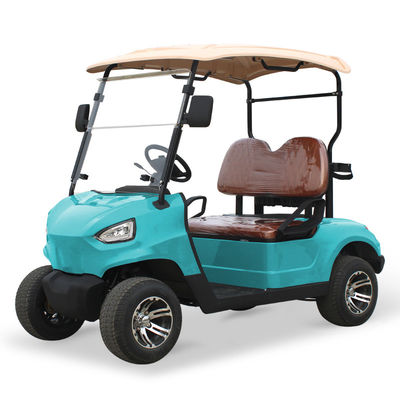 Harga yang bagus NL-G2020 48V 5KW Golf Cart Mobil 2 Penumpang dengan Max. kecepatan 15.5mph 25hp dan Ban Ukuran 205/50-10 Ban diameter 18.1in 460mm on line