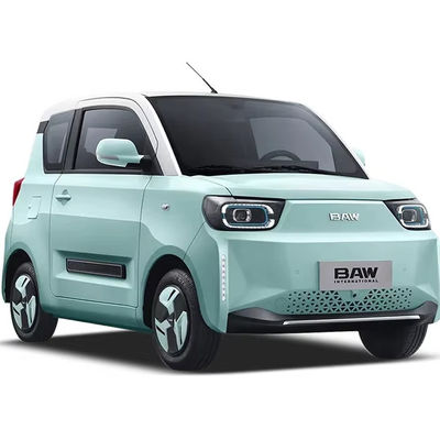 Harga yang bagus 120km Pure Electric Beiqi Baw Yuanbao Pony 4 Seat Mini Ev untuk Dewasa Kendaraan Energi Cerdas RHD Mobil Listrik Wheelbase 2050 on line