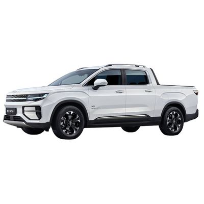 Harga yang bagus Radar merek Cina Geely rd6 ev pick up mobil putih ev penyimpanan besar 5 kursi 400km jangkauan radar rd6 mobil listrik kendaraan energi baru on line