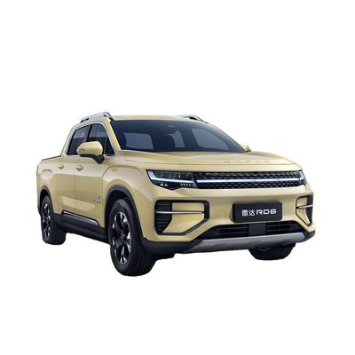 Harga yang bagus 2023 2024 Geely Ev Car Radar RD6 4 Pintu 5 Kursi Pick Up Long Range Electric Pickup Truck 4x4 4wd Mobil 5260*1900*1830mm on line