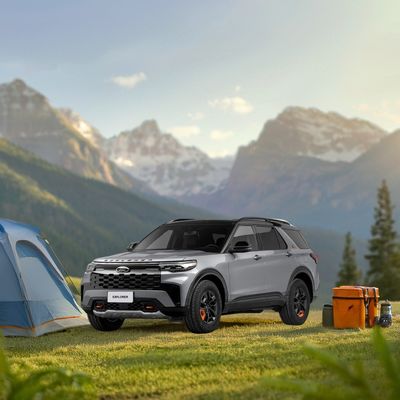 Harga yang bagus 2.3T Bensin AWD Steering dan Cruise Control Changan Ford EXPLORER 6 Seat Medium to Large SUV dengan Car Entertainment System on line