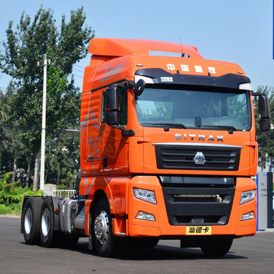 Harga yang bagus Sinotruk SITRAK C7h G7 Traktor Truk 6x4 4x2 Kepala Uesd CNG di Pakistan Kamera Logam Cummins 7585*2496*3745MM Setengah barisan on line